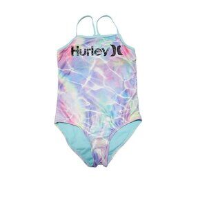 Big Girl’s Hurley UPF 50+ One-Piece Bikini Swimsuit M(8/10)